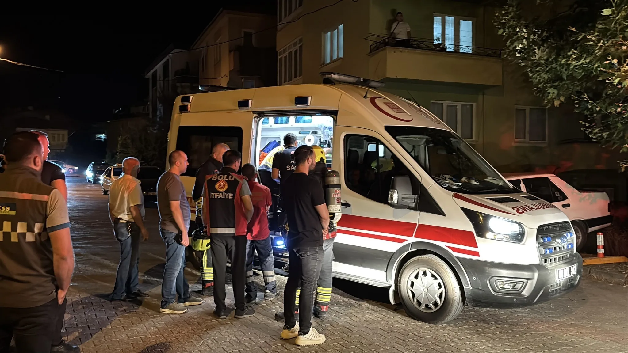Bolu'da doğal gaz ihbarı üzerine ekipler bölgeye sevk edildi