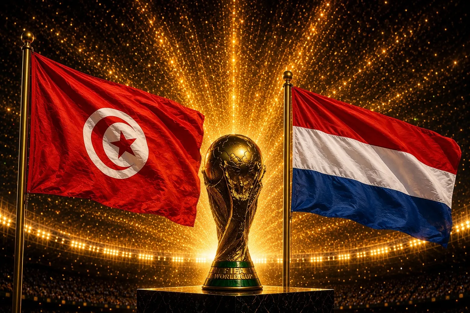 Hollanda-Tunus Maçı Son 32 Turuna Yönelik